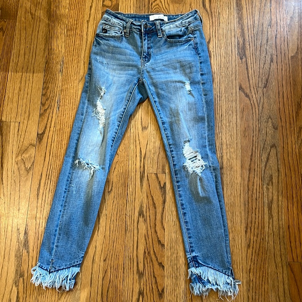 Kancan jeans women 5 26 boutique trending blue pants